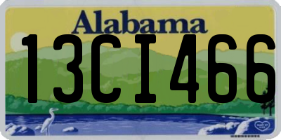 AL license plate 13CI466