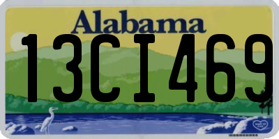 AL license plate 13CI469