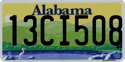 AL license plate 13CI508