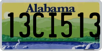 AL license plate 13CI513