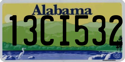 AL license plate 13CI532