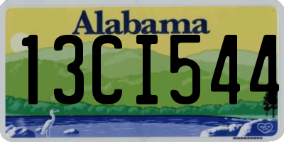AL license plate 13CI544