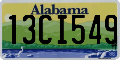 AL license plate 13CI549