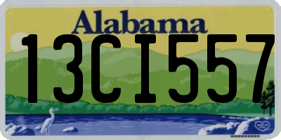AL license plate 13CI557