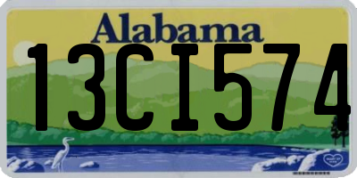 AL license plate 13CI574
