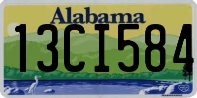 AL license plate 13CI584