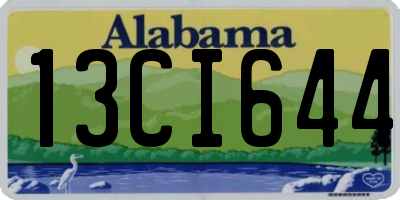AL license plate 13CI644