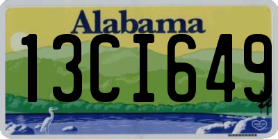 AL license plate 13CI649