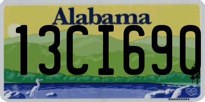 AL license plate 13CI690