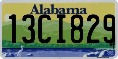 AL license plate 13CI829