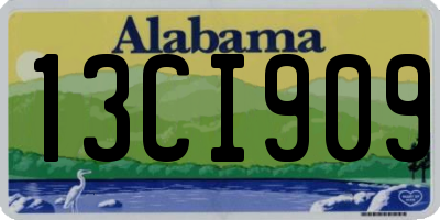 AL license plate 13CI909