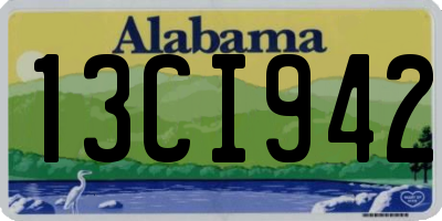 AL license plate 13CI942