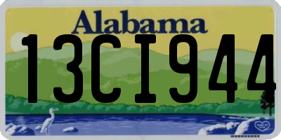 AL license plate 13CI944