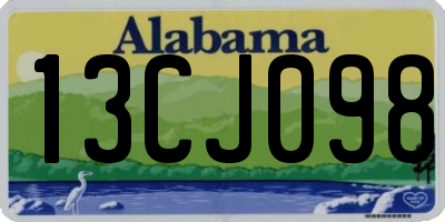 AL license plate 13CJ098