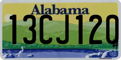 AL license plate 13CJ120