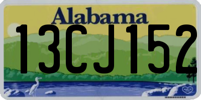 AL license plate 13CJ152
