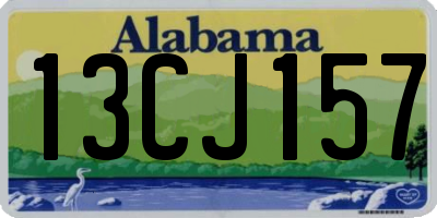 AL license plate 13CJ157