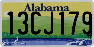 AL license plate 13CJ179