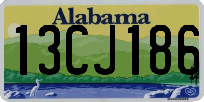 AL license plate 13CJ186