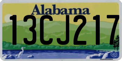 AL license plate 13CJ217
