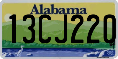 AL license plate 13CJ220