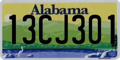 AL license plate 13CJ301