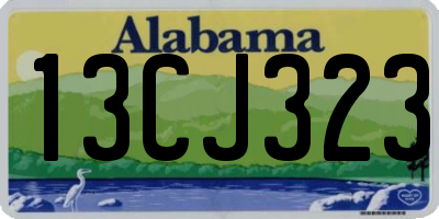 AL license plate 13CJ323