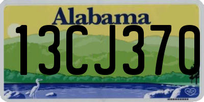 AL license plate 13CJ370