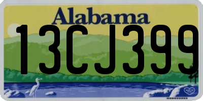 AL license plate 13CJ399