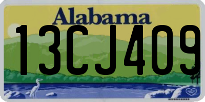 AL license plate 13CJ409