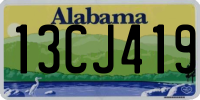 AL license plate 13CJ419