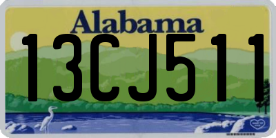 AL license plate 13CJ511