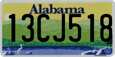 AL license plate 13CJ518