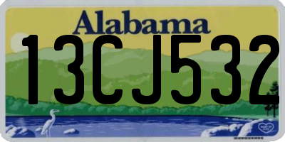 AL license plate 13CJ532