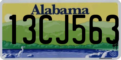 AL license plate 13CJ563