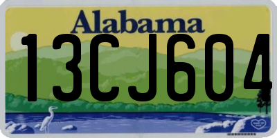 AL license plate 13CJ604