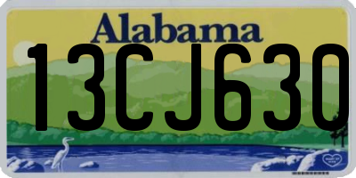 AL license plate 13CJ630
