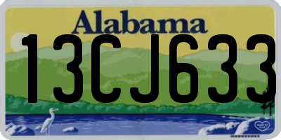 AL license plate 13CJ633
