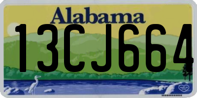 AL license plate 13CJ664