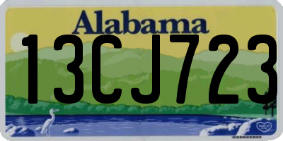AL license plate 13CJ723