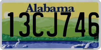 AL license plate 13CJ746