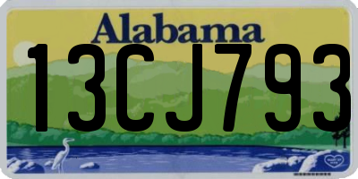AL license plate 13CJ793