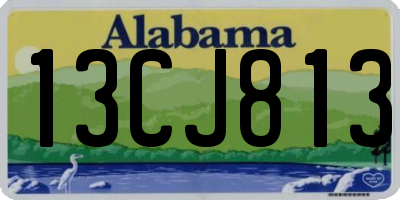 AL license plate 13CJ813