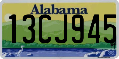 AL license plate 13CJ945