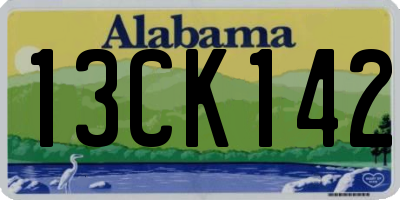 AL license plate 13CK142