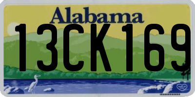 AL license plate 13CK169