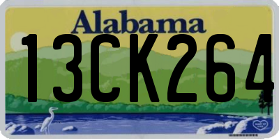 AL license plate 13CK264