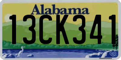 AL license plate 13CK341