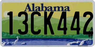 AL license plate 13CK442