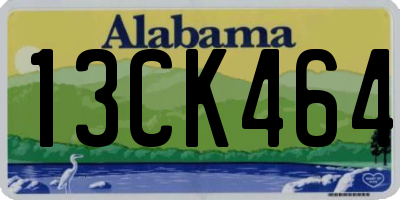 AL license plate 13CK464